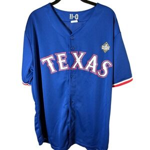 Texas Rangers Marcus Semien 2 Jersey 2023 World Series Blue Mens XL MLB Baseball